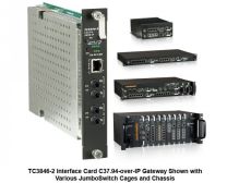 TC3846-6 - Carte 4 ports analogique et 2/4 contact sec sur Ethernet / IP